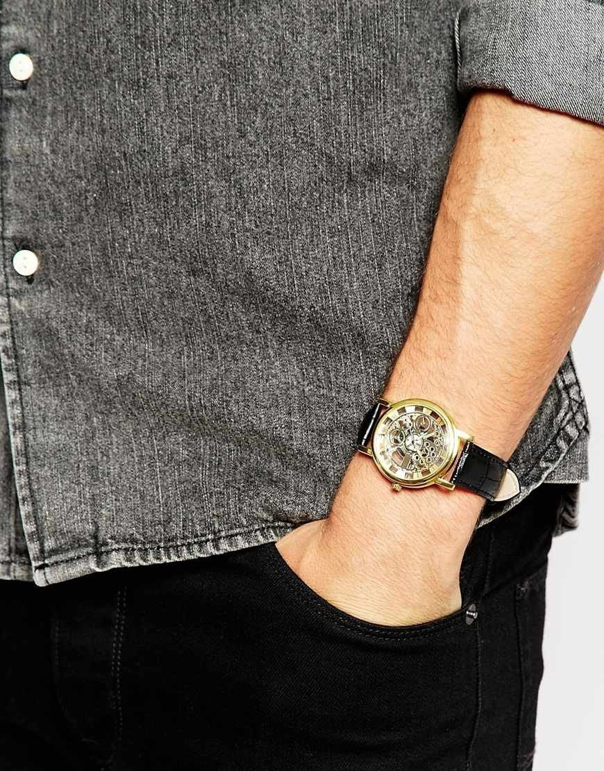 Eart metallic watch